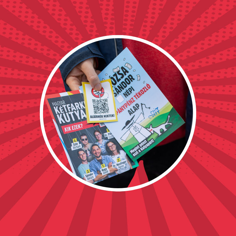 Szórólapot - MKKP - egyszeri adomány